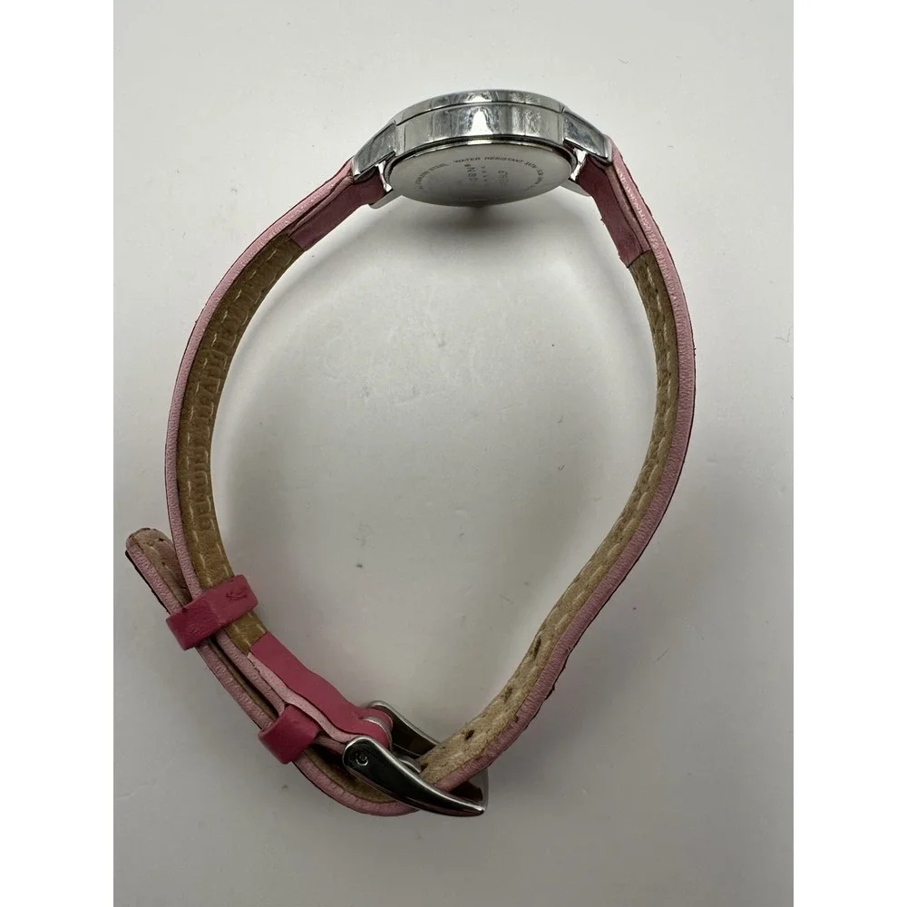 Skagen Steel 345SSLP Ladies Slim MOP‎ Watch New Battery 19MM 7.25
